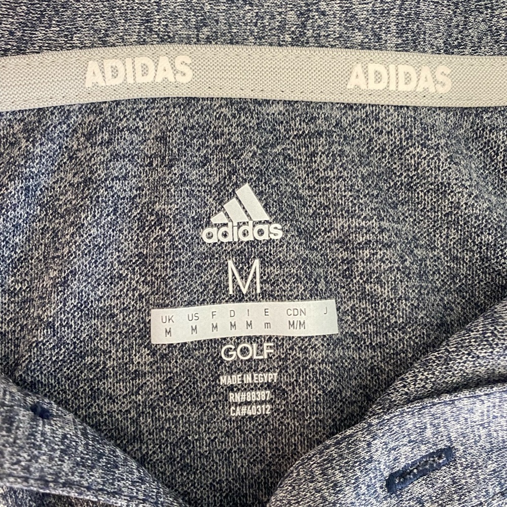 Mens Blue Heather Polo - M - $20